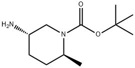 1-Piperidinecarboxylic acid, 5-amino-2-methyl-, 1,1-dimethylethyl ester, (2S,5S)…,2375165-77-6,结构式