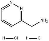 3-Pyridazinemethanamine, hydrochloride (1:2) Structure