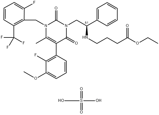 Elagolix-003-R-H2SO4|噁拉戈利标准品SO4