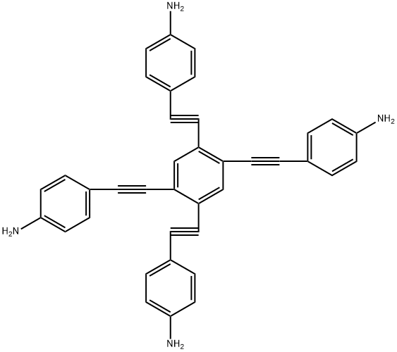 4,4,4,4-[苯-1,2,4,5-四基四(乙炔-2,1-二基)]四苯胺