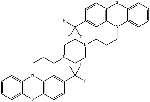 2376-89-8 Phenothiazine, 10,10'-[1,4-piperazinediylbis(trimethylene)]bis[2-(trifluoromethyl)- (6CI,8CI)