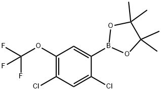 2,4-Dichloro-5-(trifluoromethoxy)phenylboronic acid, pinacol ester|2-(2,4-二氯-5-(三氟甲氧基)苯基)-4,4,5,5-四甲基-1,3,2-二氧硼烷