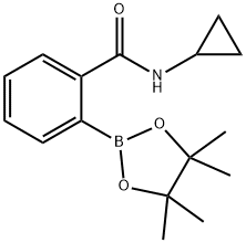 N-Cyclopropyl-2-(tetramethyl-1,3,2-dioxaborolan-2-yl)benzamide Structure