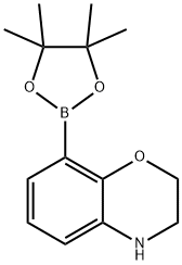 8-(Tetramethyl-1,3,2-dioxaborolan-2-yl)-3,4-dihydro-2H-1,4-benzoxazine,2377610-89-2,结构式