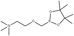 2-(Trimethylsilyl)ethoxylmethylboronic acid pinacol ester Structure