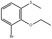 (3-Bromo-2-ethoxyphenyl)(methyl)sulfane Struktur