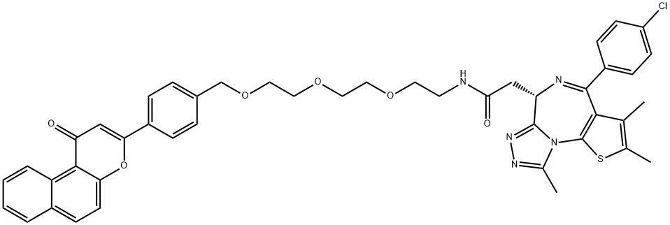 化合物Β-NF-JQ1 结构式
