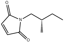 1H-Pyrrole-2,5-dione, 1-[(2S)-2-methylbutyl]- Structure