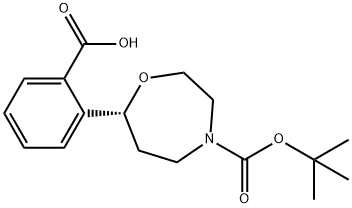 1,4-Oxazepine-4(5H)-carboxylic acid, 7-(2-carboxyphenyl)tetrahydro-, 4-(1,1-dimethylethyl) ester, (7R)-