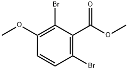 2,6-二溴-3-甲氧基苯甲酸甲酯,2383066-83-7,结构式