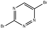 1,2,4-Triazine, 3,6-dibromo- Structure
