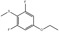 (4-乙氧基-2,6-二氟苯基)(甲基)硫烷 结构式
