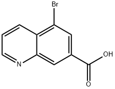 5-Bromoquinoline-7-carboxylic Acid, 2385277-97-2, 结构式
