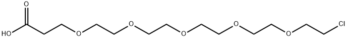 Cl-PEG5-CH2CH2COOH Struktur