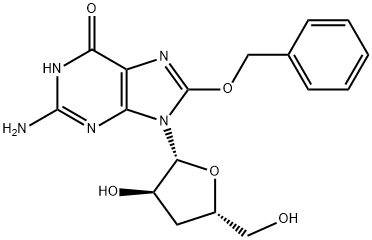 8-Benzyloxy-3’-deoxyguanosine Structure