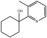 1-(3-Methylpyridin-2-yl)cyclohexan-1-ol 结构式