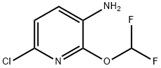 6-氯-2-(二氟甲氧基)吡啶-3-胺 结构式