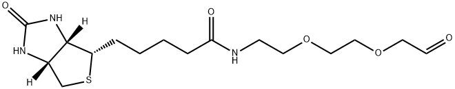 Biotin-PEG2-C1-aldehyde Struktur