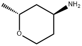 (2R,4S)-2-甲基-四氢吡喃-4-基胺, 2408938-30-5, 结构式