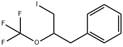 (3-iodo-2-(trifluoromethoxy)propyl)benzene Struktur