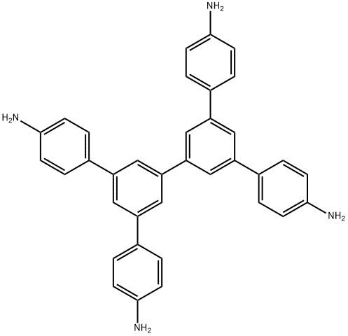 5',5''-bis(4-aminophenyl)-[1,1':3',1'':3'',1'''-quaterphenyl]-4,4'''-diamine Structure