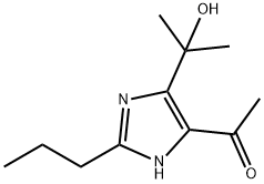 4- (1-hydroxy-1-methylethyl) -2-propyl -1H-imidazole-5- acetyl Struktur