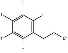 1-(2-溴乙基)-2,3,4,5,6-五氟苯 结构式