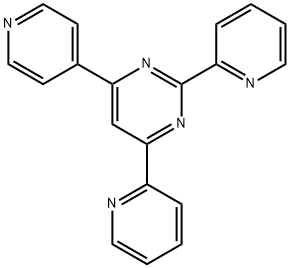 2,4-di(pyridin-2-yl)-6-(pyridin-4-yl)pyrimidine Struktur
