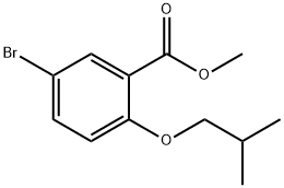 5-Bromo-2-isobutoxy-benzoic acid methyl ester,24123-31-7,结构式