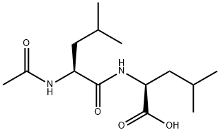 L-Leucine, N-acetyl-L-leucyl- Structure