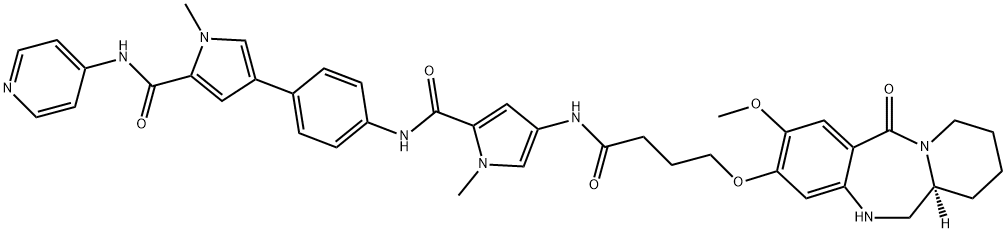 Py-MPB-amino-C3-PBD, 2412924-07-1, 结构式