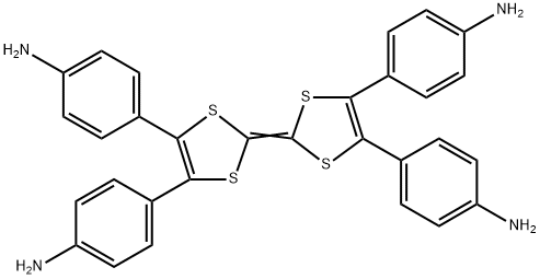 4,4',4'',4'''-([2,2'-bi(1,3-dithiolylidene)]-4,4',5,5'-tetrayl)tetraaniline Structure