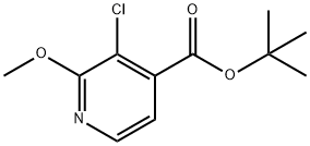 Tert-butyl 3-chloro-2-methoxyisonicotinate Structure
