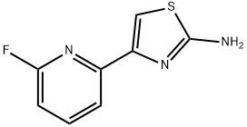 4-(6-氟吡啶-2-基)噻唑-2-胺, 2422030-89-3, 结构式