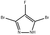 1H-Pyrazole, 3,5-dibromo-4-fluoro-,2428621-69-4,结构式