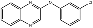 Quinoxaline, 2-(3-chlorophenoxy)- Struktur