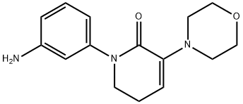 2(1H)-Pyridinone, 1-(3-aminophenyl)-5,6-dihydro-3-(4-morpholinyl)-, 2437650-75-2, 结构式