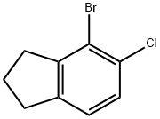 4-溴-5-氯-2,3-二氢-1H-茚,2438334-58-6,结构式