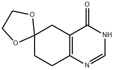 Spiro[1,3-dioxolane-2,6'(4'H)-quinazolin]-4'-one, 3',5',7',8'-tetrahydro- Structure