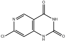 7-氯吡啶并[4,3-D]嘧啶-2,4(1H,3H)-二酮 结构式