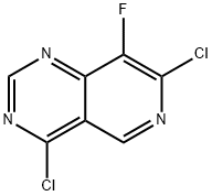 Pyrido[4,3-d]pyrimidine, 4,7-dichloro-8-fluoro- 结构式