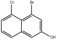 2-Naphthalenol, 4-bromo-5-chloro- Structure