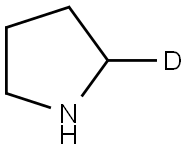 pyrrolidine-2-d Struktur