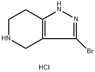 3-溴-4,5,6,7-四氢-1H-吡唑并[4,3-C]吡啶二盐酸盐, 2460757-28-0, 结构式