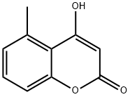 4-羟基-5-甲基香豆素,24631-87-6,结构式