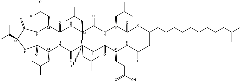 サーファクチン 化学構造式