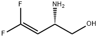 3-Buten-1-ol, 2-amino-4,4-difluoro-, (2S)- Struktur