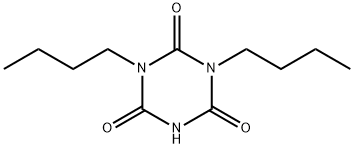 1,3,5-Triazine-2,4,6(1H,3H,5H)-trione, 1,3-dibutyl- Structure
