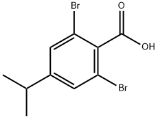 2,6-二溴-4-异丙基苯甲酸,2484889-02-1,结构式