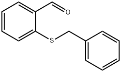 Benzaldehyde, 2-[(phenylmethyl)thio]- Structure